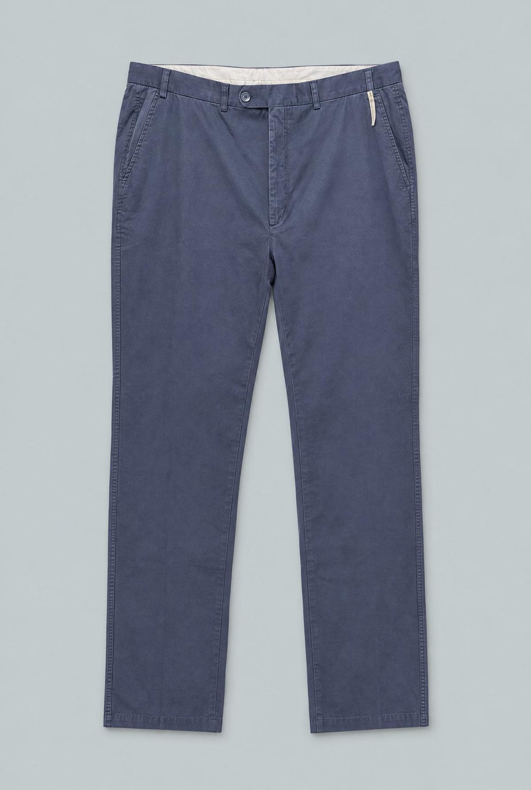 Soft Linen Canvas Dress Trouser - Navy