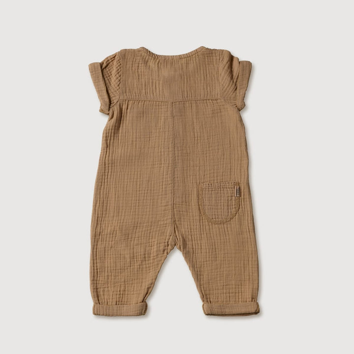 Gauze Jumpsuit - Bronze