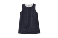 Baby Organic Denim Dress - Blue