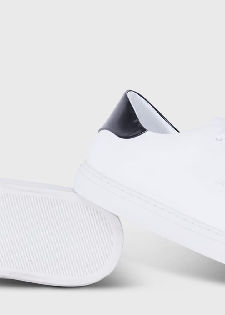 Homer Leather Sneaker - White