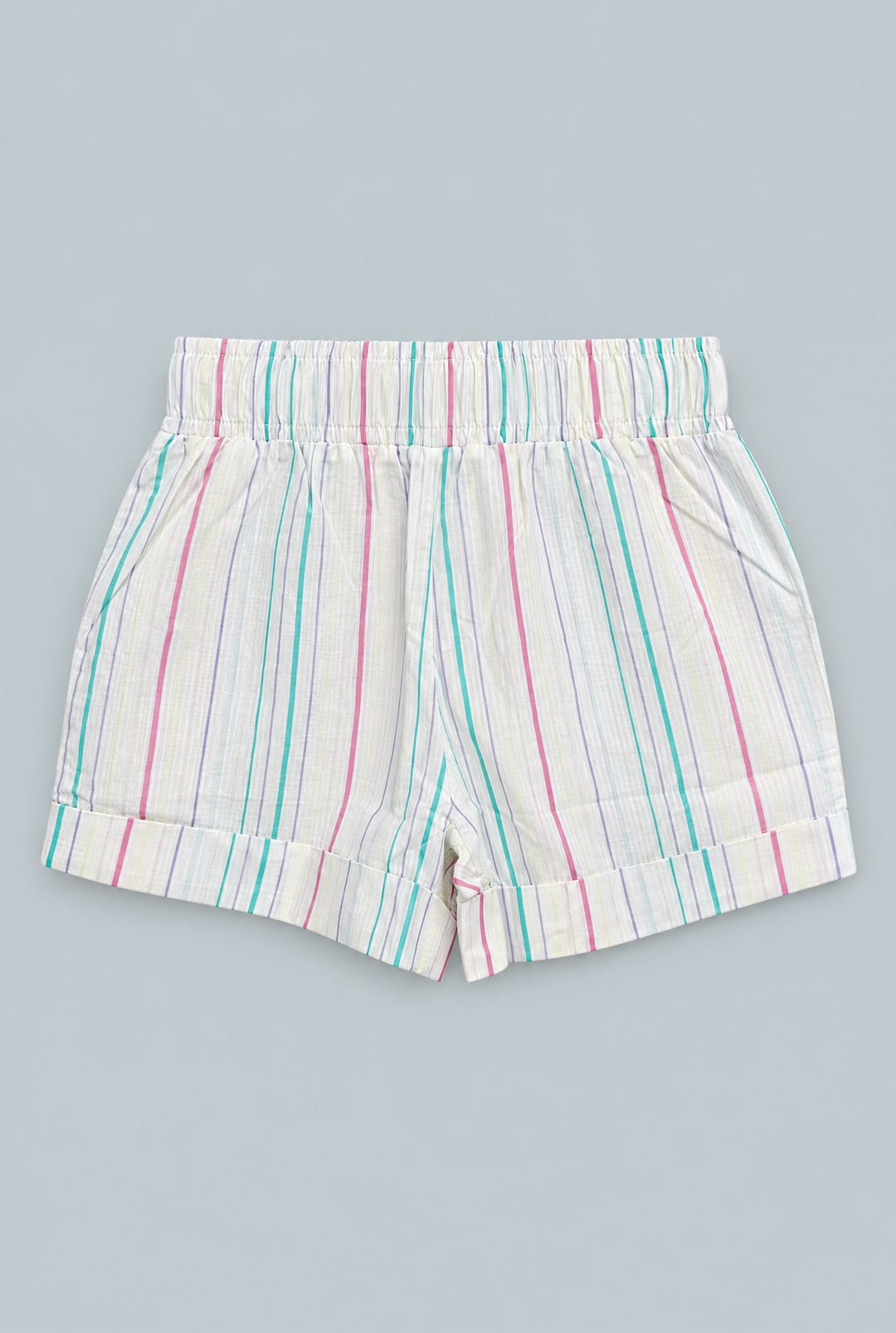 Long Sleeve Woven Pajama Set - Pastel/Multi