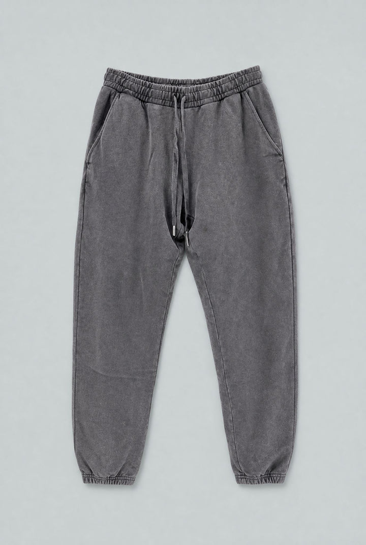 Drawstring Sweatpants - Washed Black