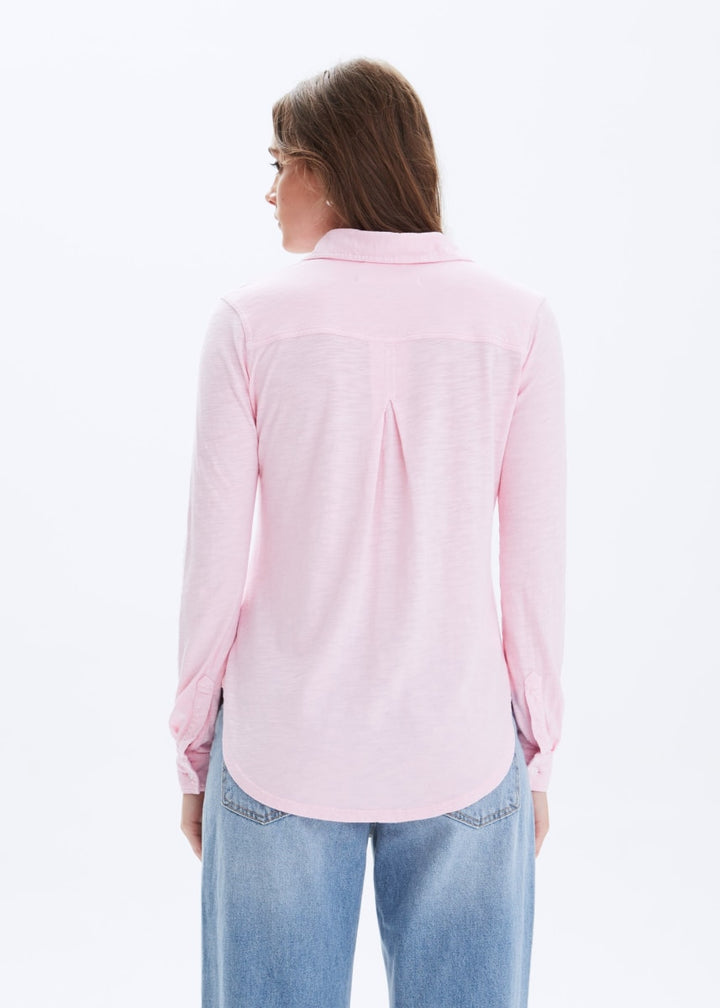 Amrat Jersey Blouse - Blush
