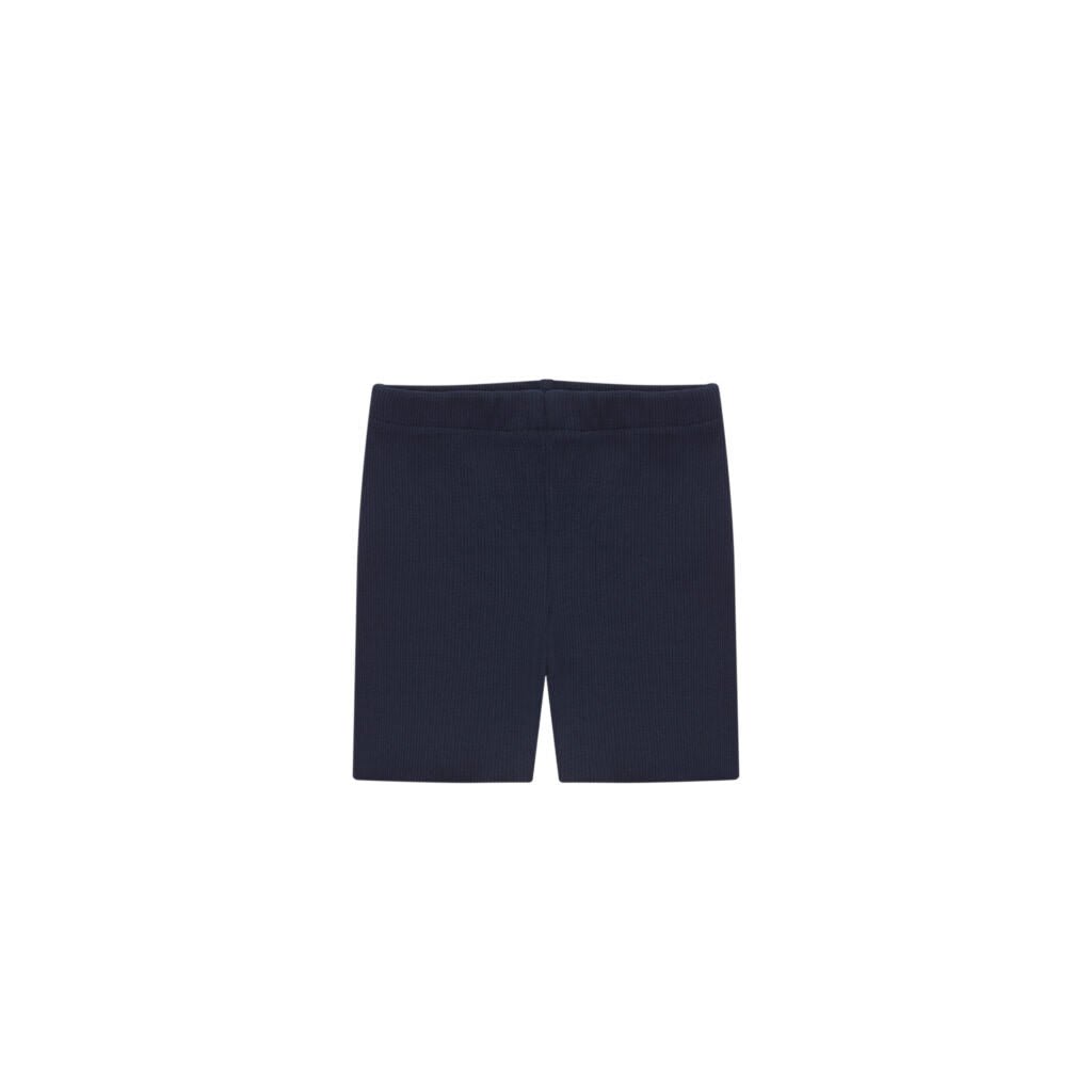 Rib Shorts - Navy