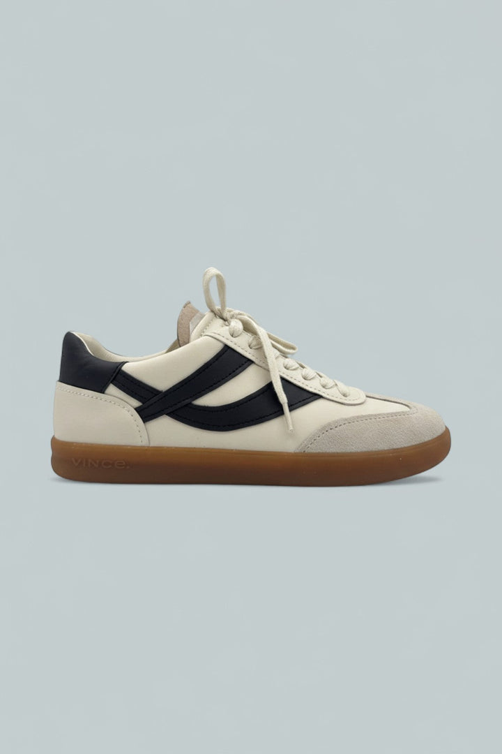 Oasis Leather and Suede Sneaker - Milk/Night Blue