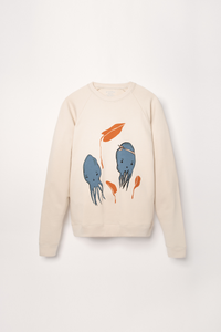 Adult Organic Pima Cotton Sweatshirt - Squid