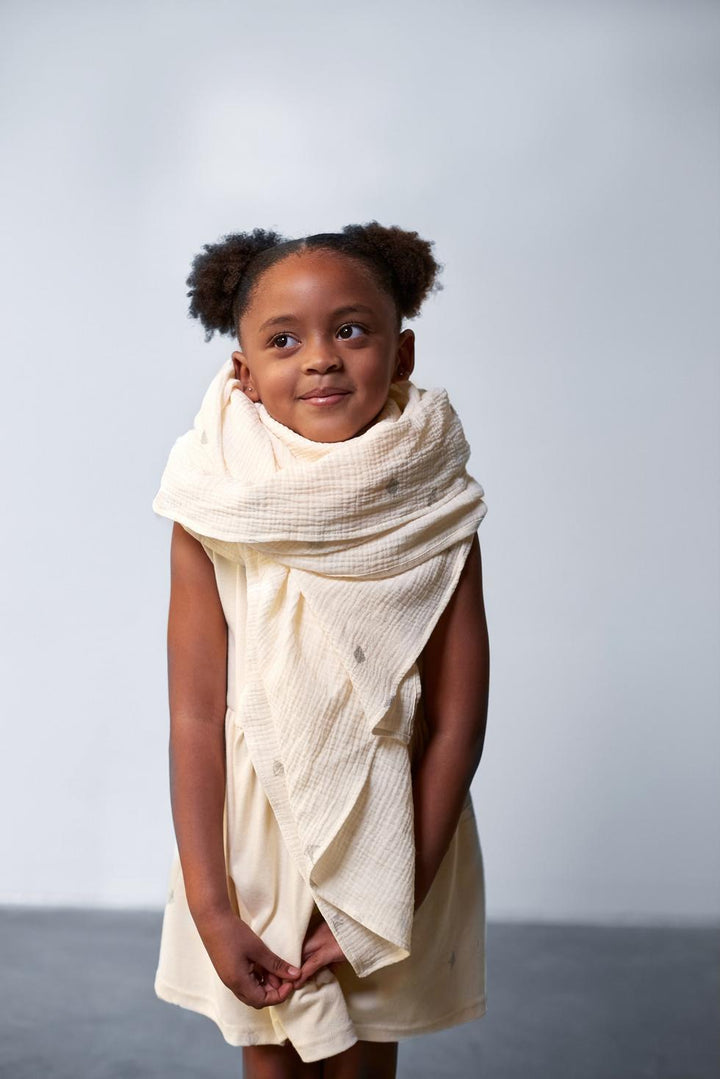 Fit & Flare Jersey Dress - Cream