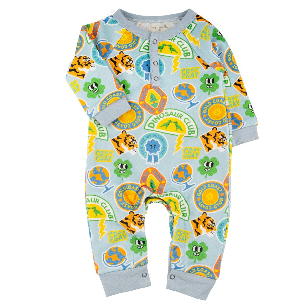 Bailey Romper - Dino Club