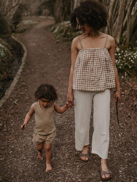 The Wide Leg Trouser - Women's - Undyed