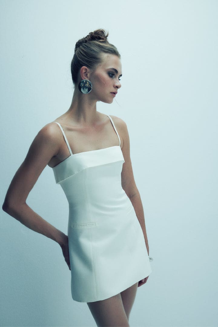 Gaia Mini Dress - Vanilla Ice
