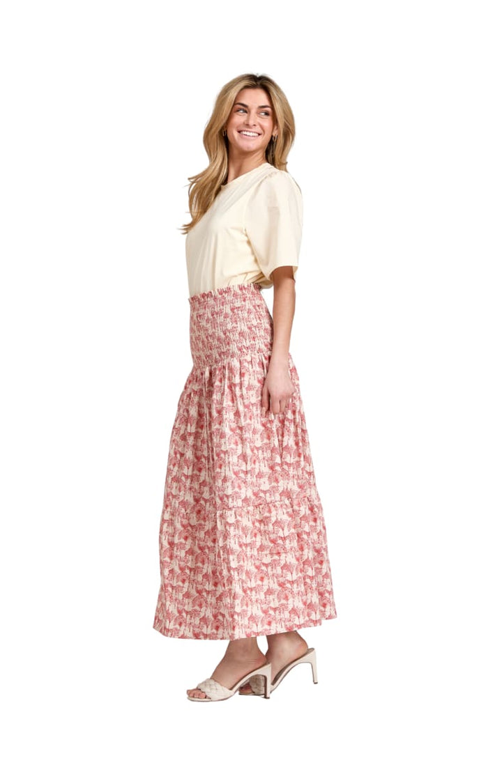 Leah Skirt - Red Safari