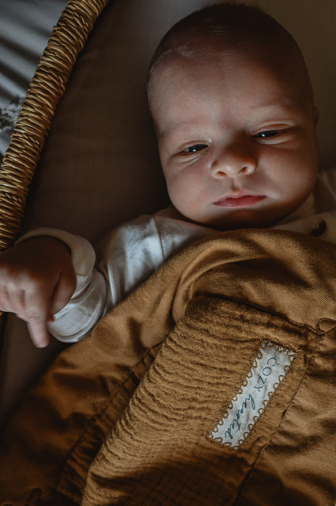 The Mini Cozy Lovey – Organic Baby Security Blanket Set - Gold