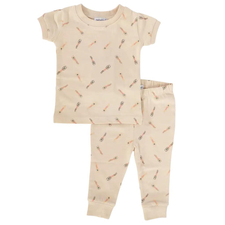 Little Swimmers Kids Pajama Set - Sunkiss