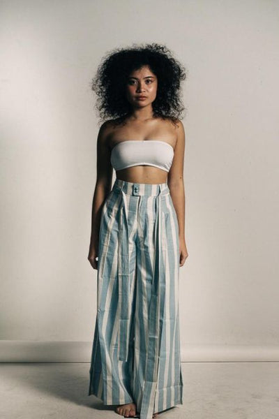 Sheer Trousers - Indigo