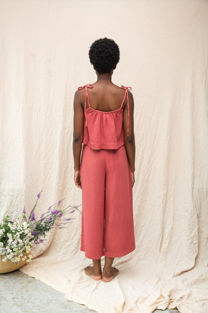 Janis Organic Cotton Top - Rose