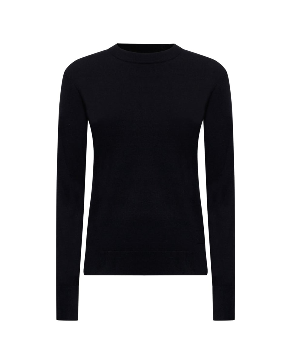 Basic Long-sleeved Shirt - Black