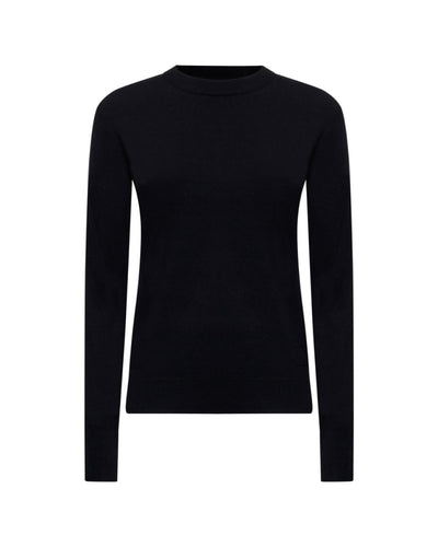 Basic Long-sleeved Shirt - Black