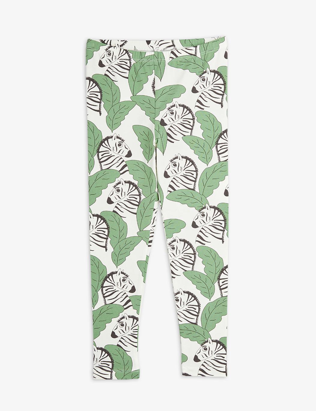 Zebras Aop Leggings - Green