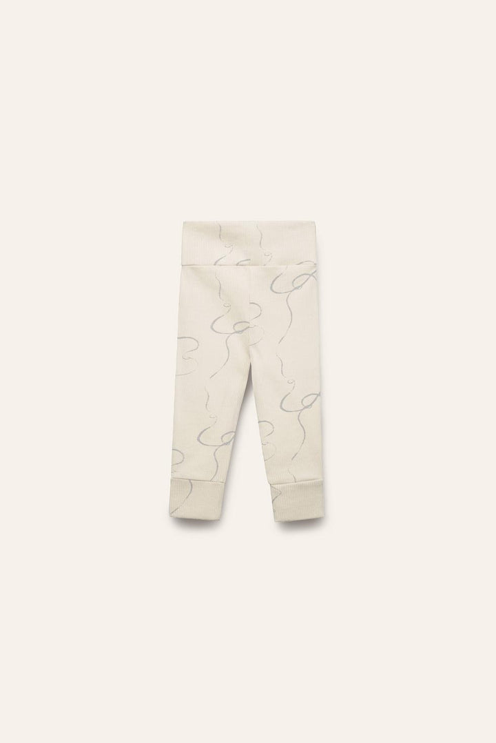 Organic Pima Cotton Baby Leggings - Breeze
