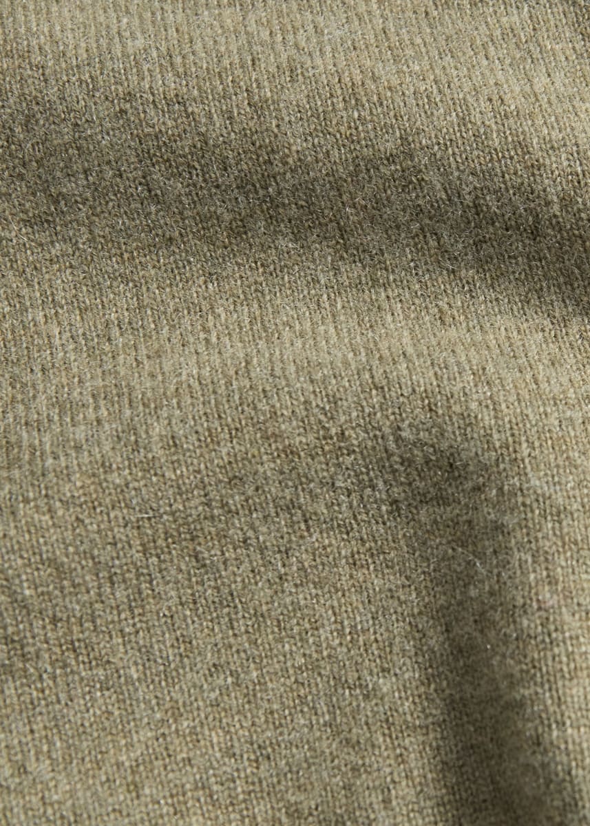 Wool & Cashmere Knitted Shirt - Sage