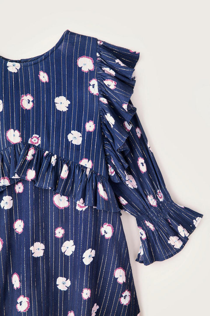 Sybil Top - Pansy Shimmer