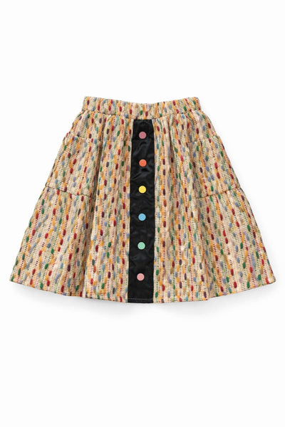 Textured Aline Skirt - Rainbow