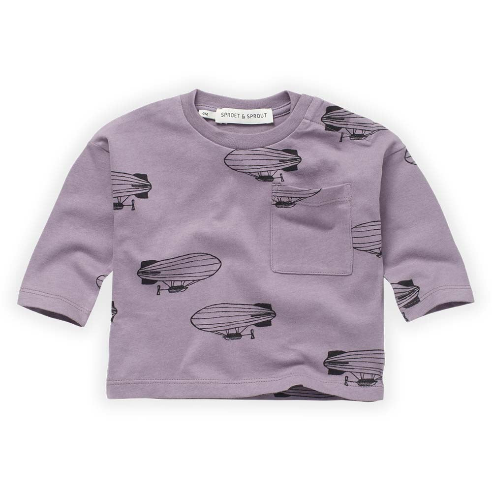 Zeppelin T-Shirt - Ice Purple
