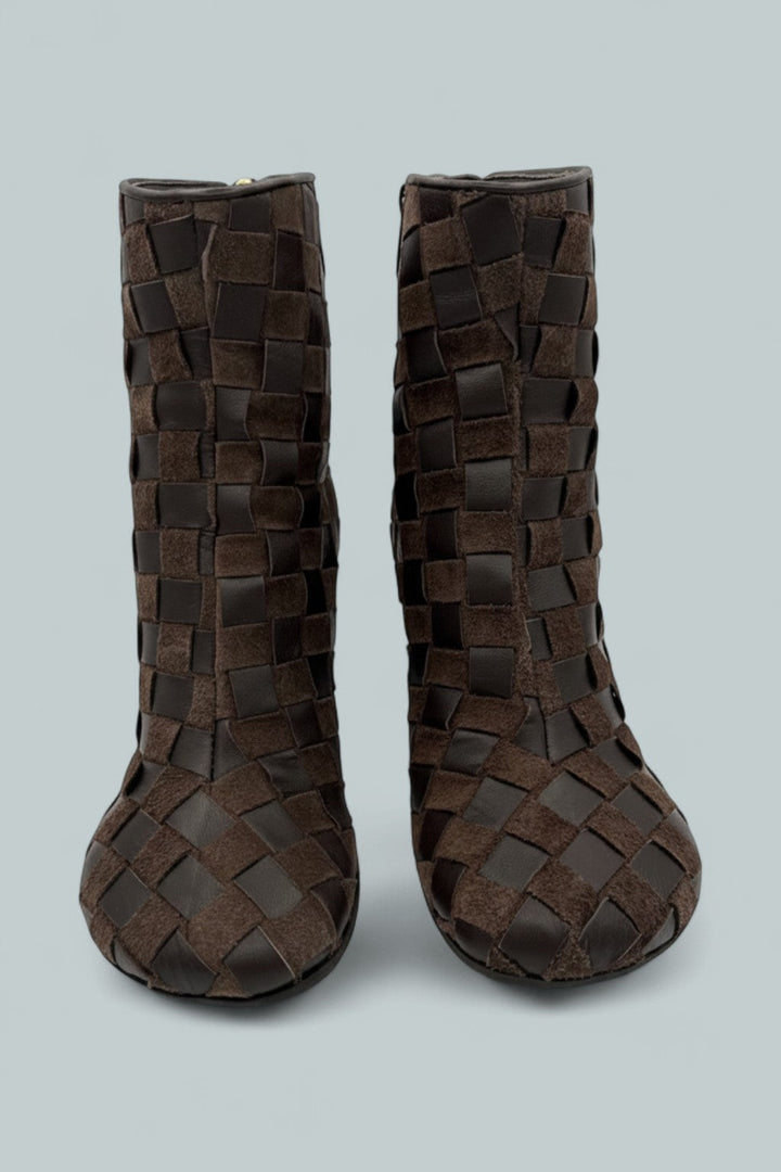 Atomic Ankle Boots - Dark Bitter