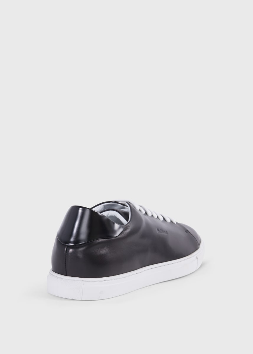 Homer Leather Sneaker - Black