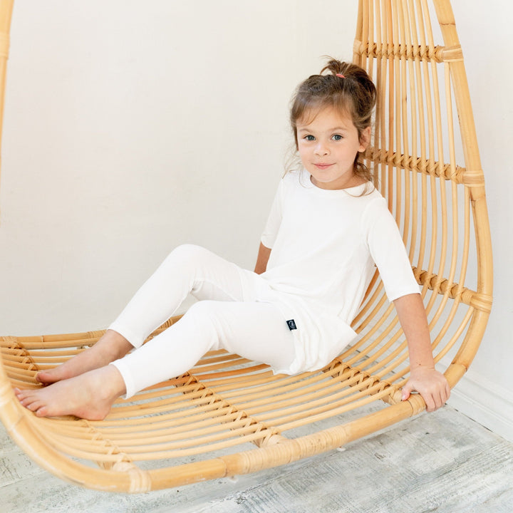 Miss Mayhem Tunic - Whispery White Rib