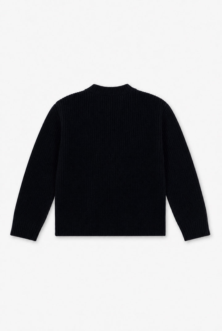Henley Sweater - Black