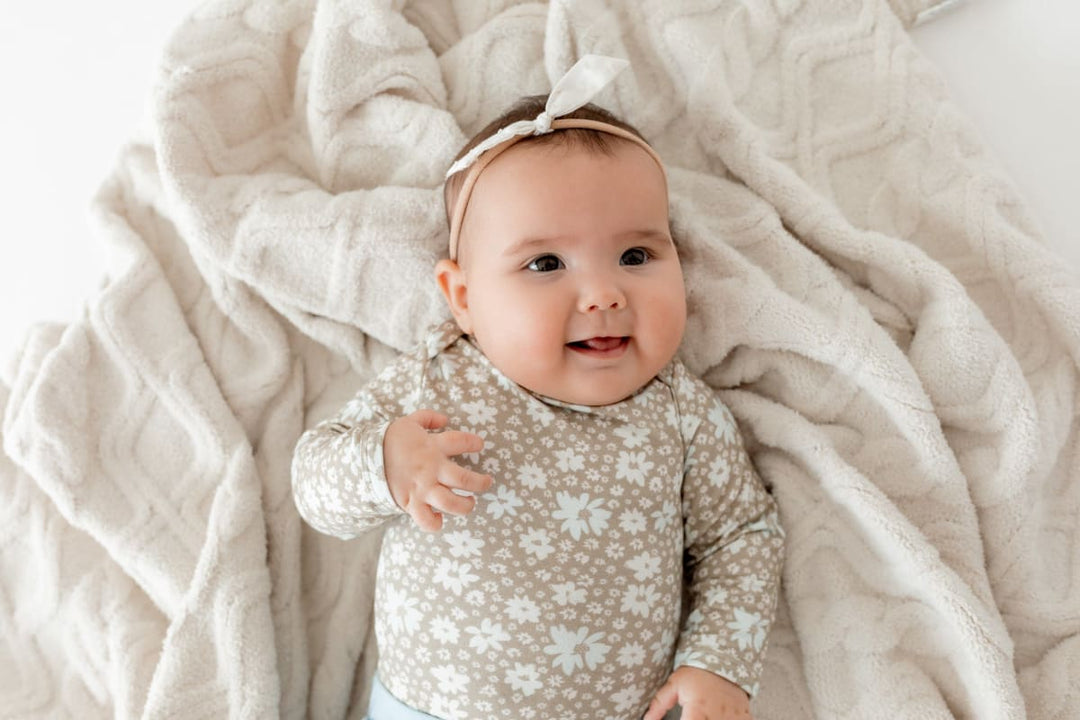 Sheppard Onesie - Cool Blooms