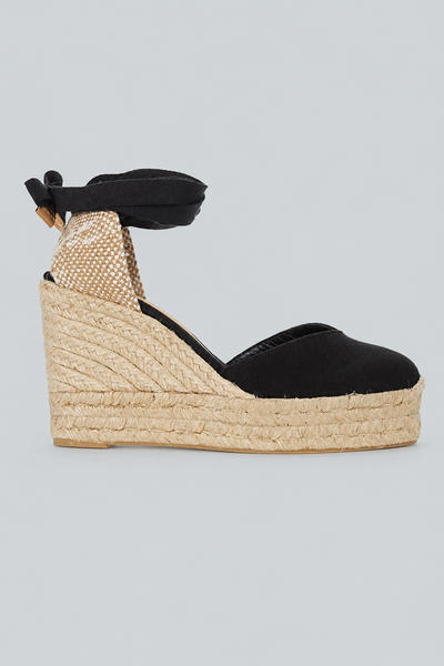 Women's Chiara Espadrille Wedge Sandals - Negro