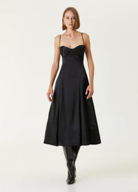 Pure Silk Your *Itch Silk Dress - Jet Black
