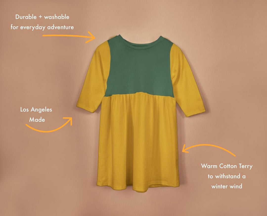 Warm Organic Cotton Terry Colour Block - Ventura