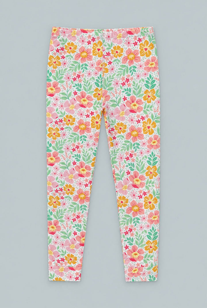 Big Kid Pajama S/S - Fantasy Flower