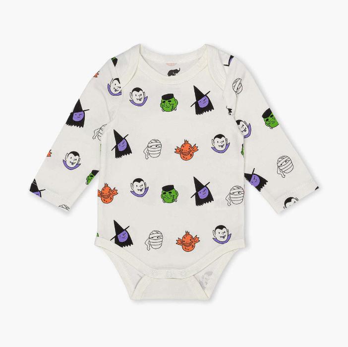 Long Sleeve Jack + Jill Bodysuit - Spooky Squad