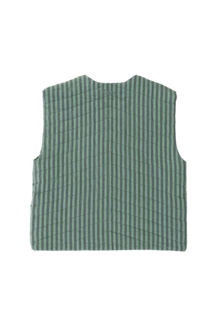 Reversible Kids Vest - Mint Patchwork