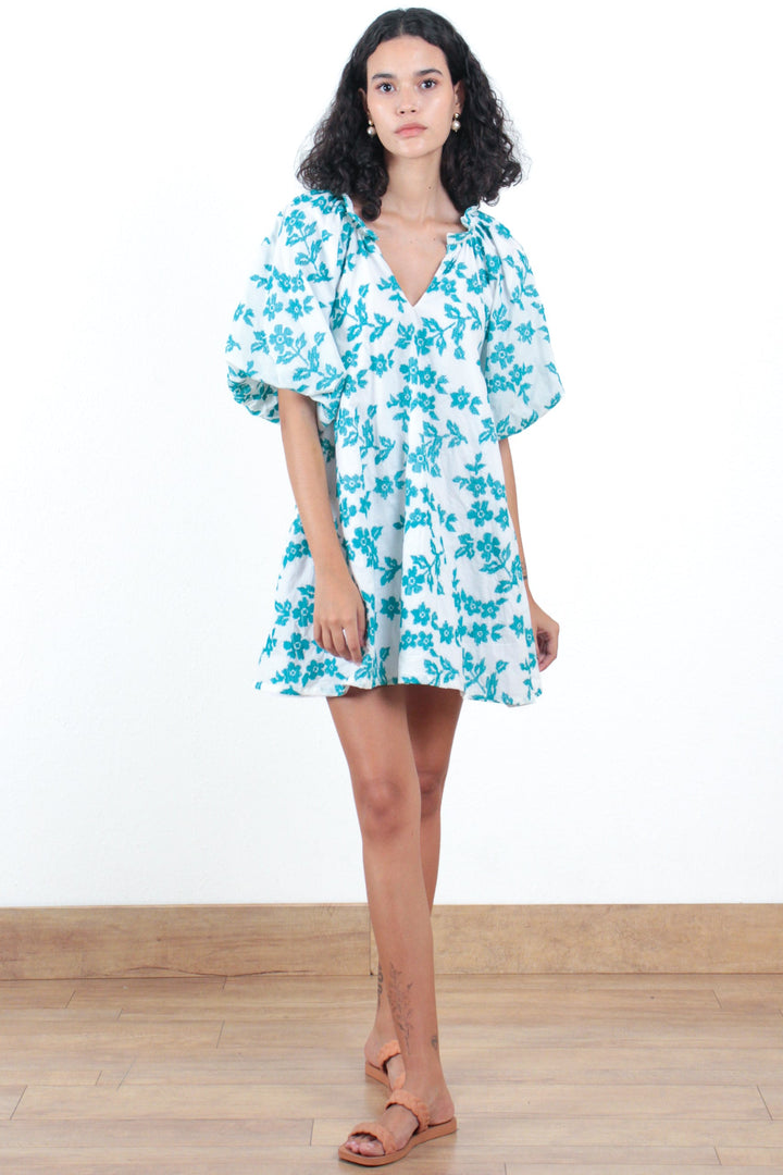 Izzie Dress - Teal