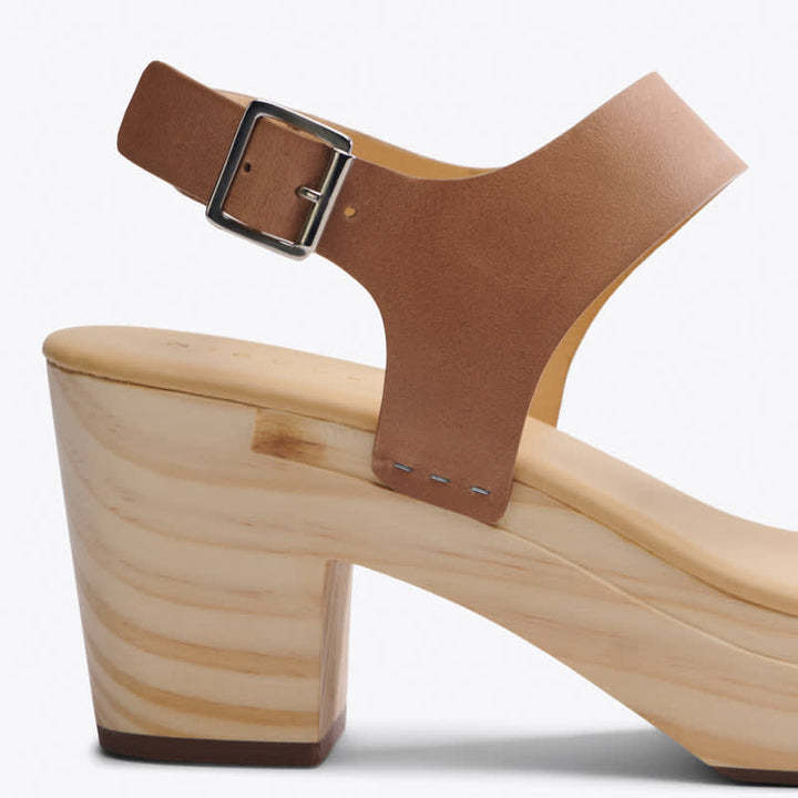 All-Day Open Toe Clog - Almond