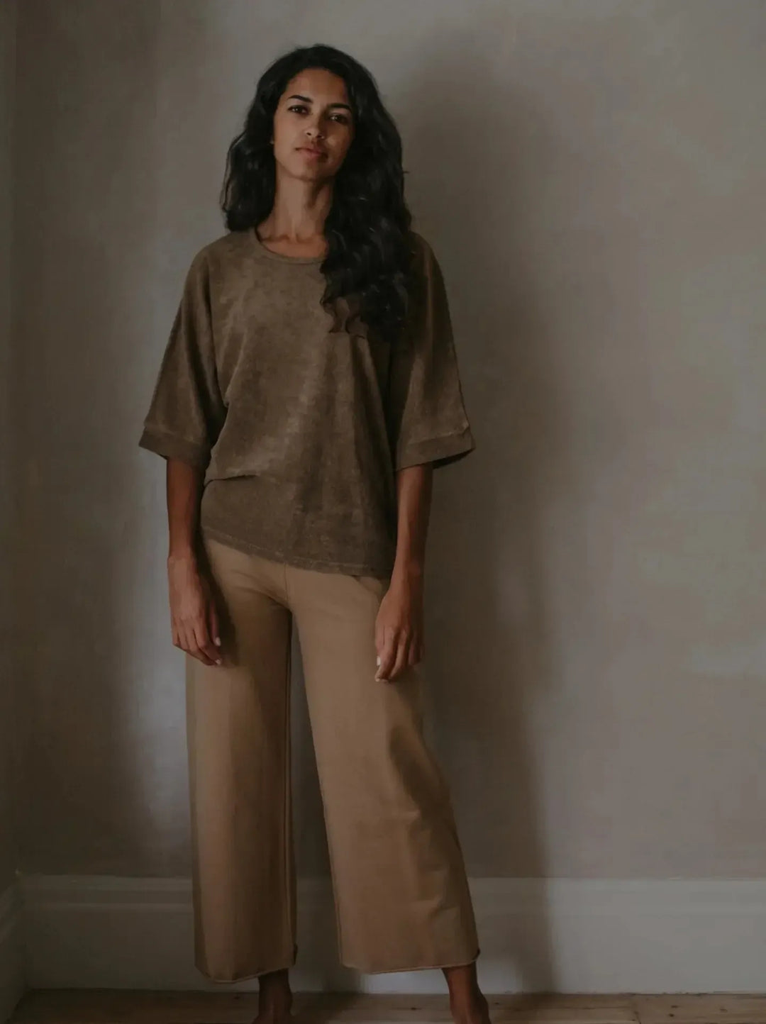The Oversized Terry Top - Women's - Walnut