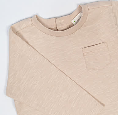 Long Sleeve Slub Jersey Shirt - Greek Villa