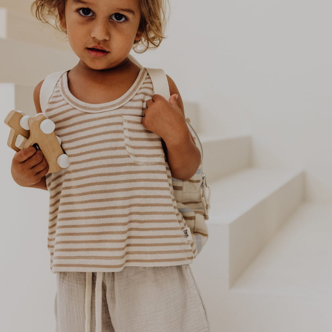 Tank Top - Bronze Stripe