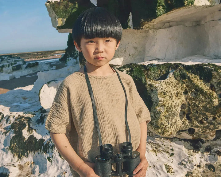 The Muslin Top - Sand