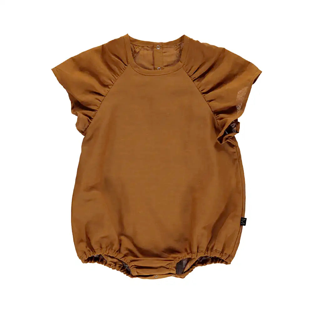 Honey Puff Overall - Brown