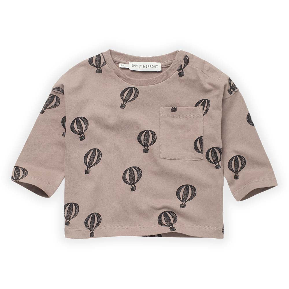 Hot Air Balloon T-Shirt - Mud T-Shirts Sproet & Sprout 