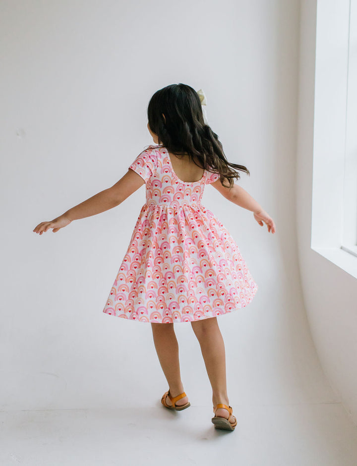 Day Dress - Rainbow Hearts
