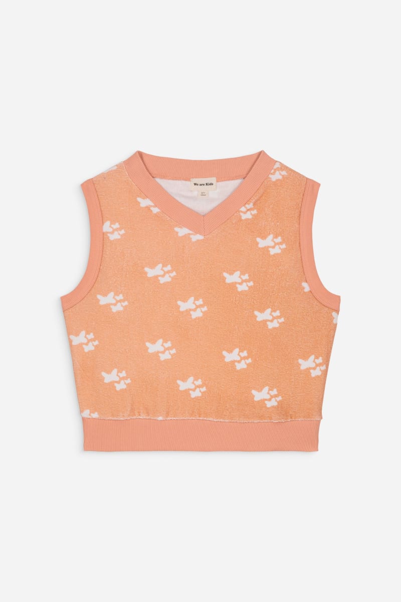 Top Louis - White Butterfly