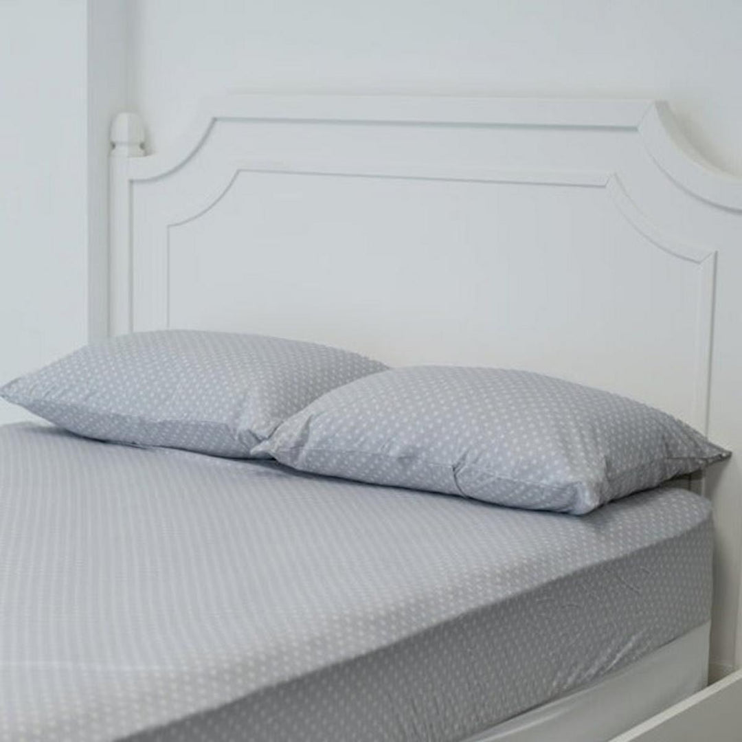 Fitted Sheet Twin - Stars Grey