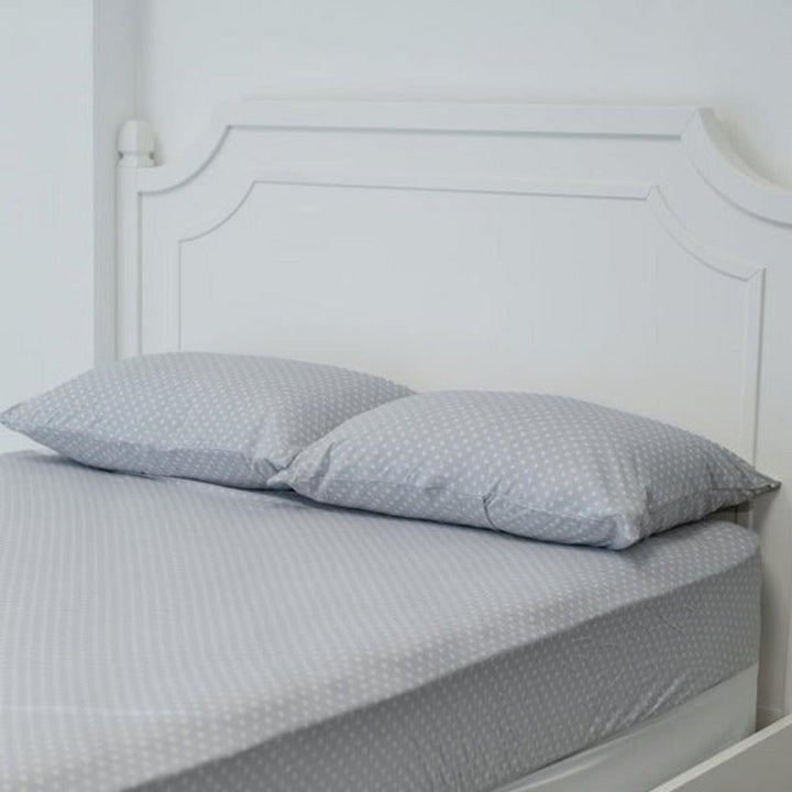 Fitted Sheet Twin - Stars Grey